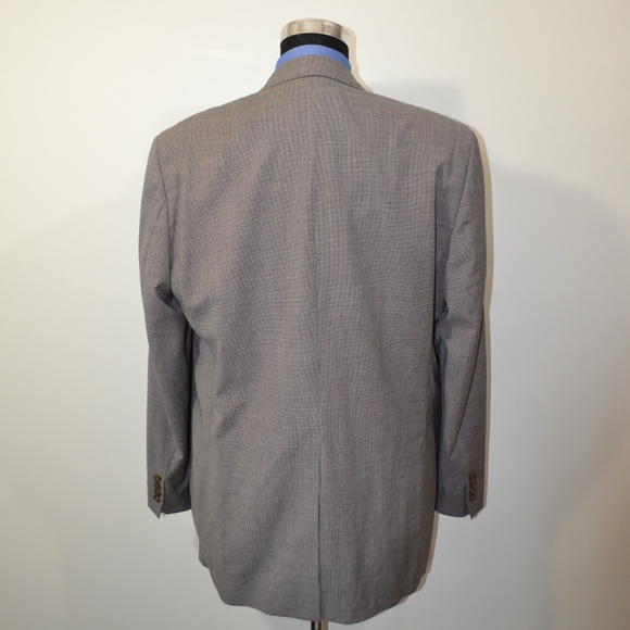 Ralph Lauren 44L Sport Coat Blazer Suit Jacket Gra - Picture 5 of 8